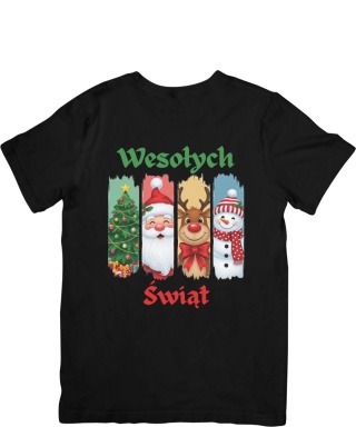 Koszulka T-shirt Świąteczna Kolaż 2