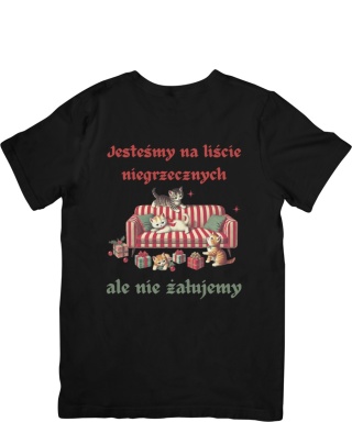 Koszulka T-shirt Świąteczna Lista niegrzecznych