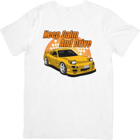 Koszulka T-shirt Keep Calm And Drive RX7