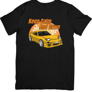 Koszulka T-shirt Keep Calm And Drive RX7