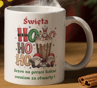 Kubek z nadrukiem Świątecznym