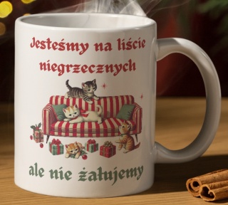 Kubek z nadrukiem Świątecznym