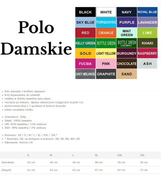 Koszulka Polo DAMSKIE